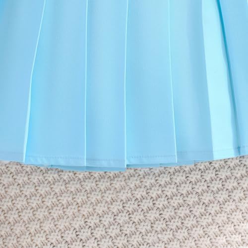 Toddler Girls Solid Short Sleeve Coat Suit 3Pcs Set