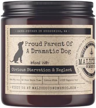 Malicious Women Co Dramatic Dog Candle 9oz 1