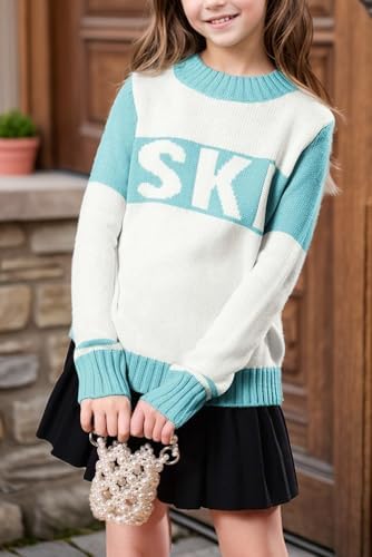 ALPSWARE Girls Boys Winter Ski Sweater Tops Warm Outfits 1