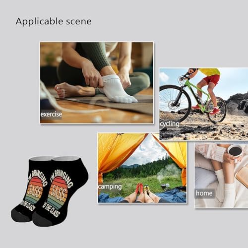 Funny Mens Athletic Socks with Cool Sayings