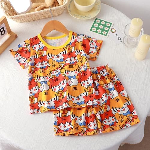 Toddler Summer Sleepwear Set 2pcs Soft Pajamas for Kids