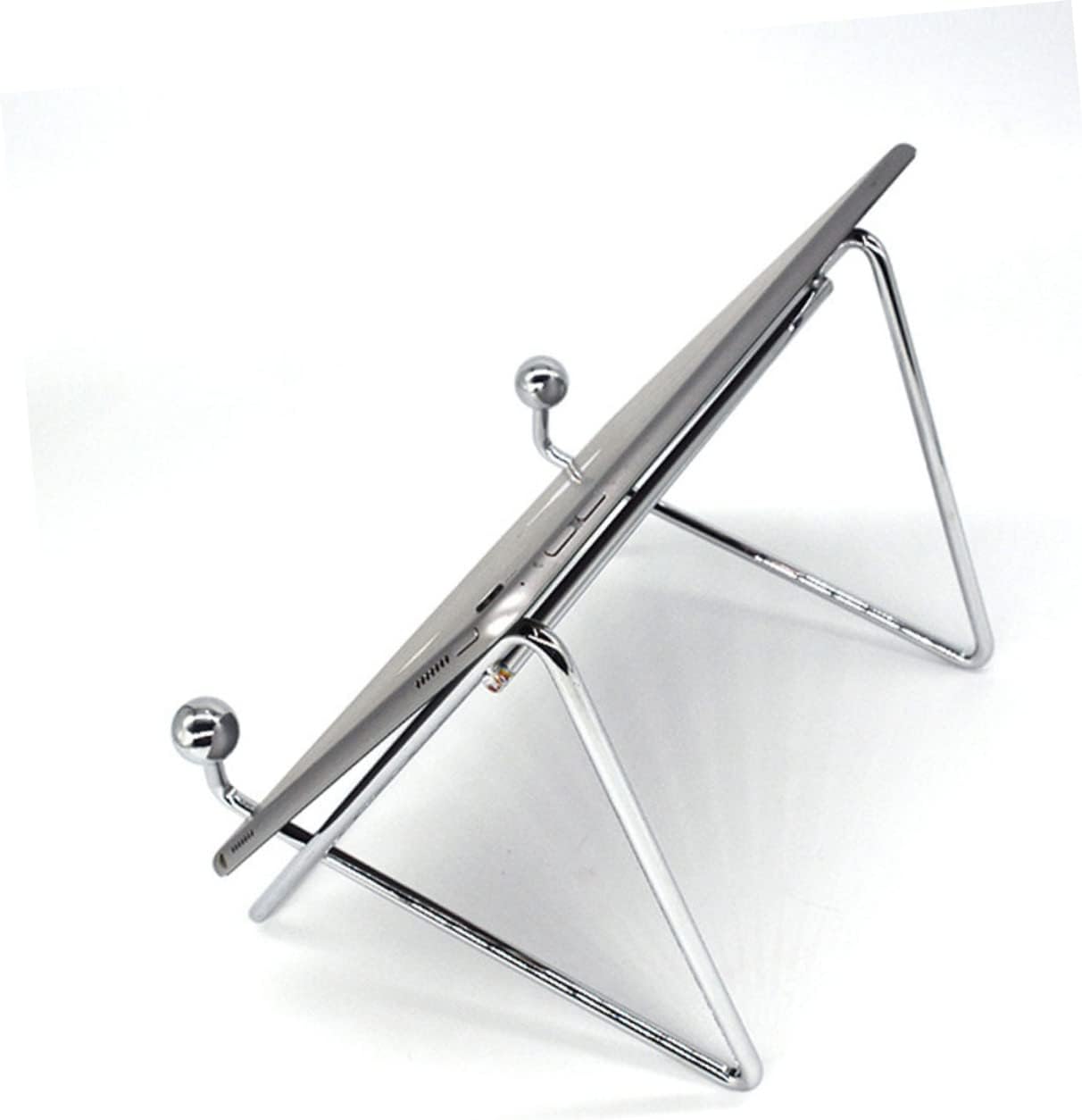 PRETYZOOM Adjustable Stainless Steel Easel Stand for Tablets and Books