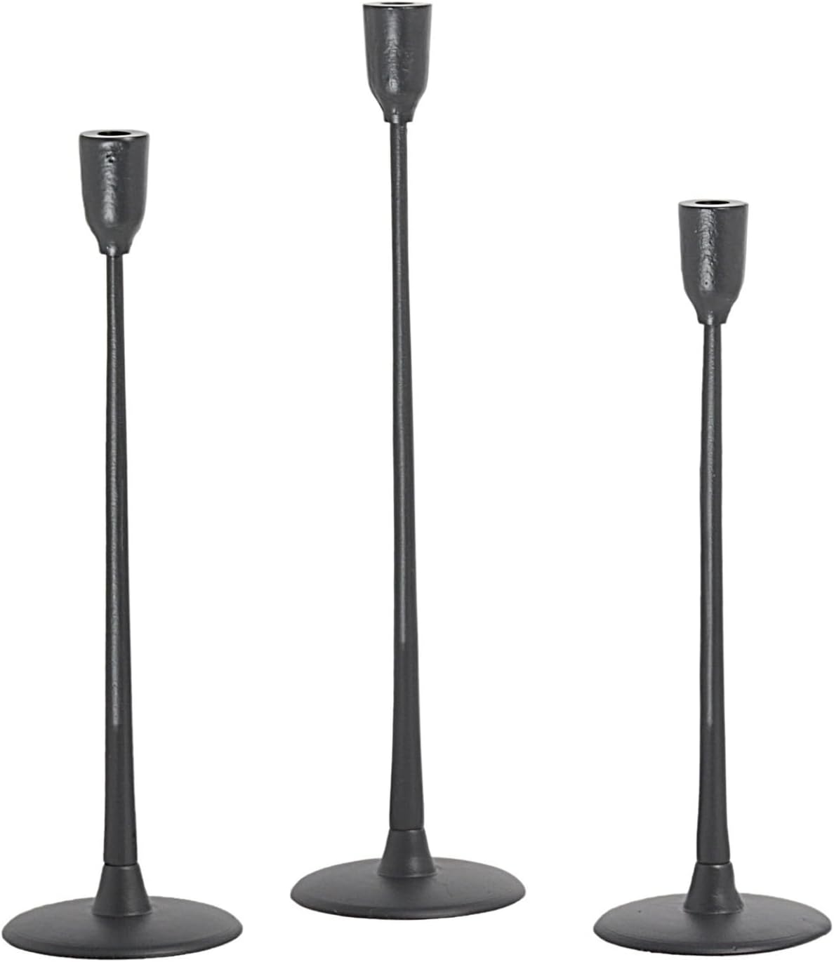BIDK Home Tapered Candle Holder - 195 Black
