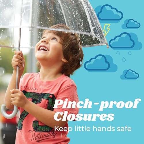 Totes Kids Clear Bubble Umbrella with Dome Canopy 38 Pink 1