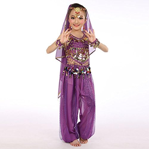 Girls Belly Dance 2 Piece Summer Set with Tutu and Handmade Onesie