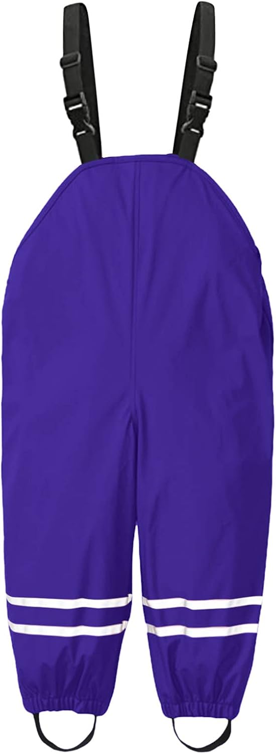 RNTOP Waterproof Rain Pants for Toddlers 4-5 Years