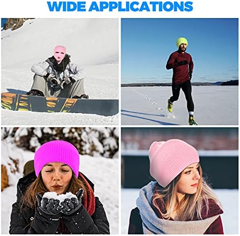 Tmflexe 2 Pieces 3-Hole Ski Mask Winter Balaclava Cap