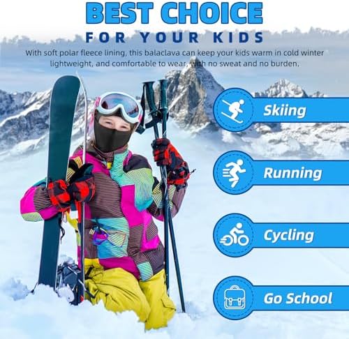 ICOCOPRO Kids Balaclava Windproof Thermal Face Mask