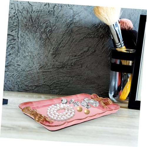 PRETYZOOM Resin Decorative Serving Tray
