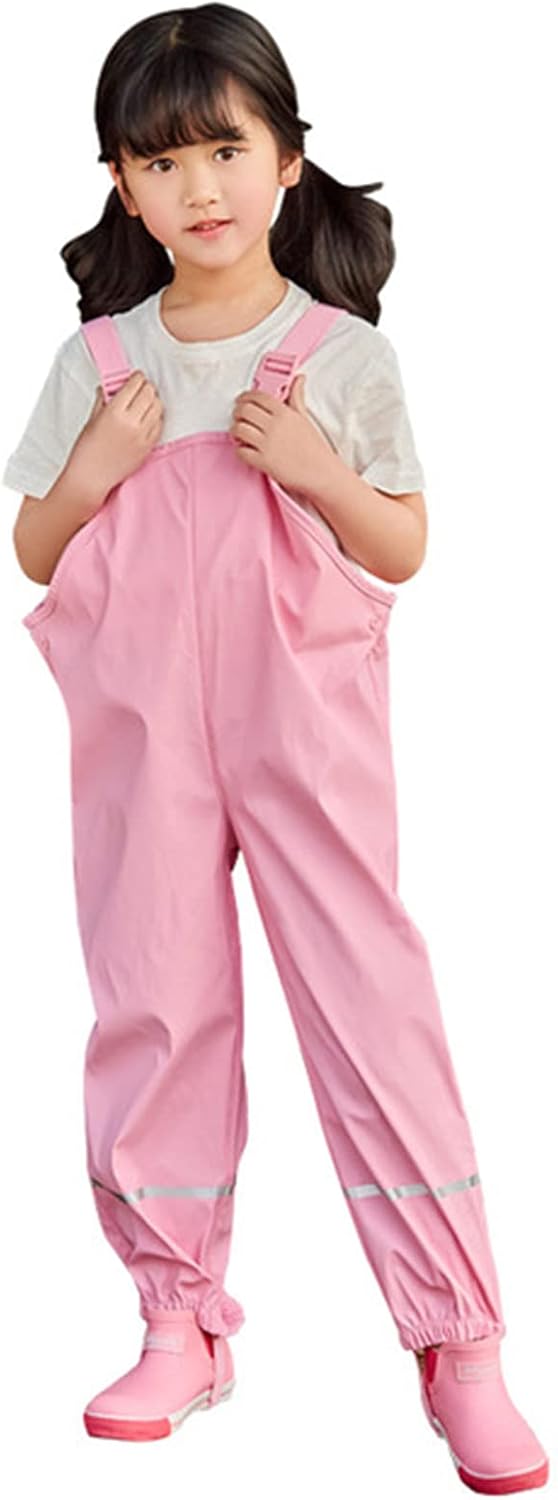 Kids Waterproof Rain Pants for Boys and Girls