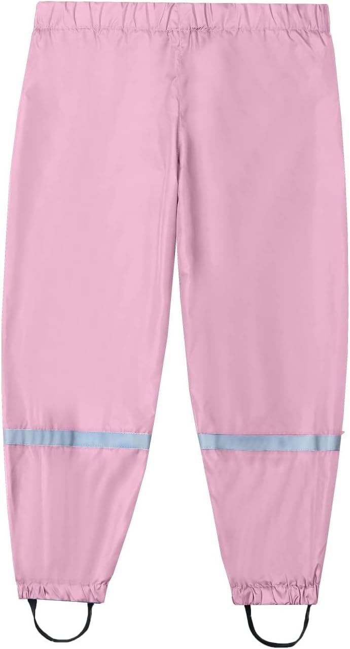 RNTOP Toddler Waterproof Rain Pant for Boys Girls 1