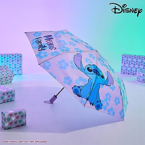 Disney Stitch Folding Umbrella - Lightweight Telescopic for Travel