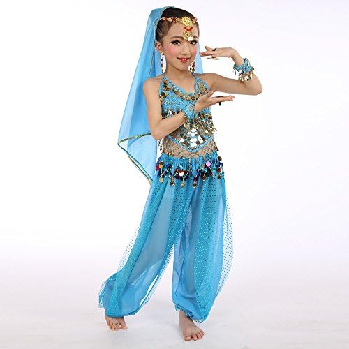 Indian Belly Dance Girls Outfit 2 Piece Set for Kids