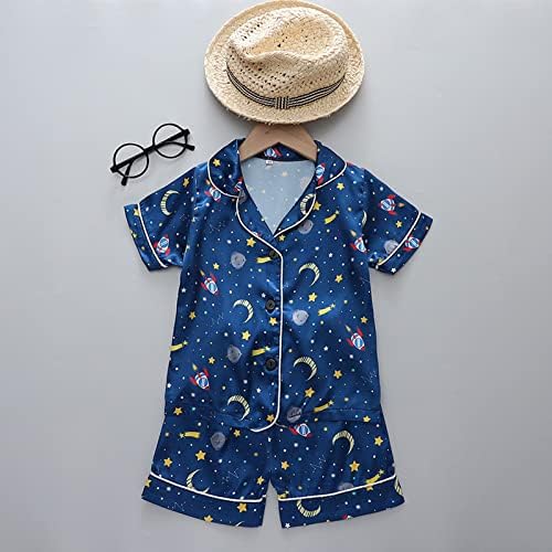 Unisex Pajama Set - Soft Silk Nighty for Kids