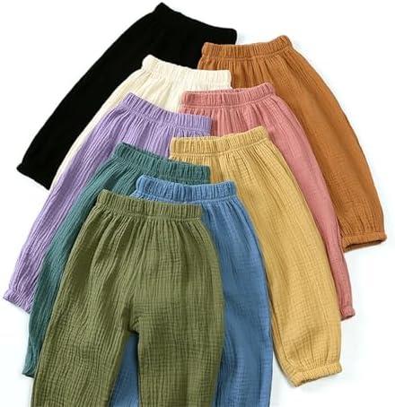 Toddler Loose Long Bloomers Pants Boy Girl Comfortable Cotton