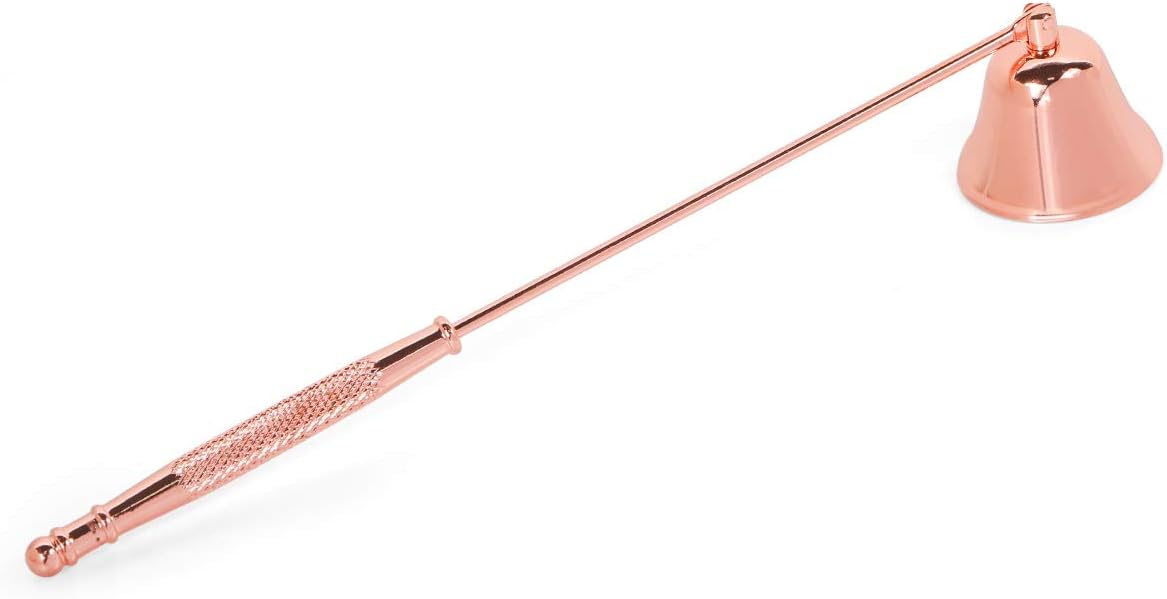 Harapu Rose Gold Candle Snuffer with Long Handle