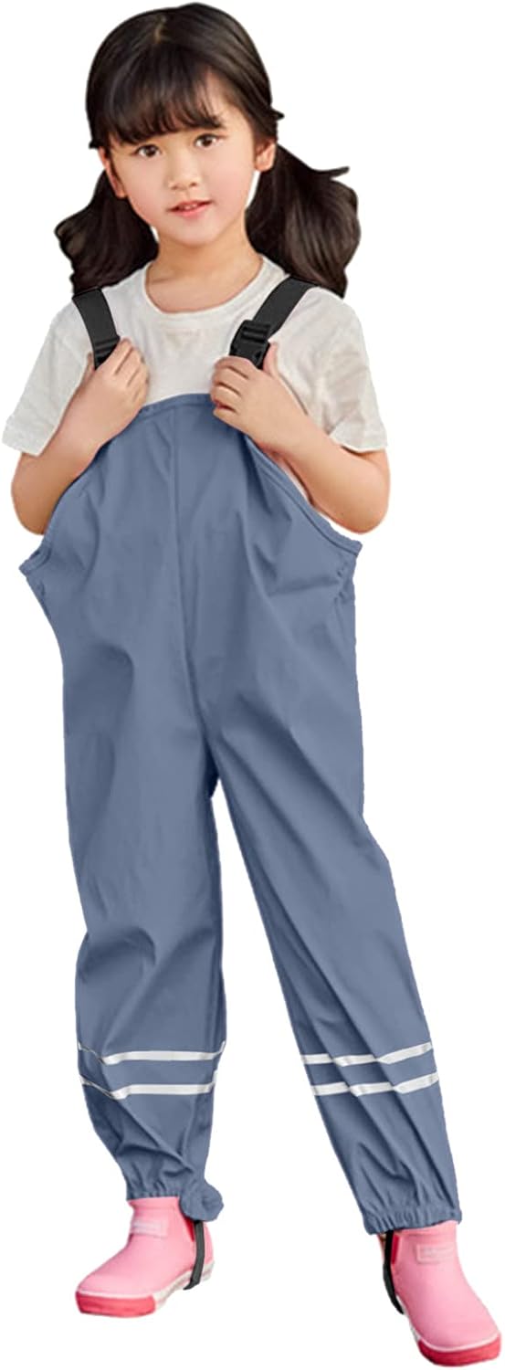 AIMAOMI Kids Waterproof Rain Pants for Boys Girls