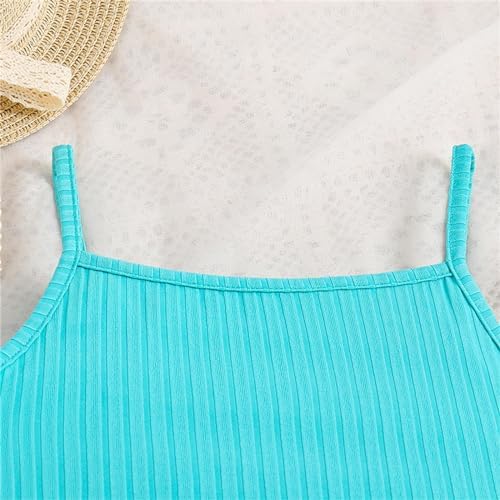 2024 Summer Girls Clothing Half Skirt Top Printed Set
