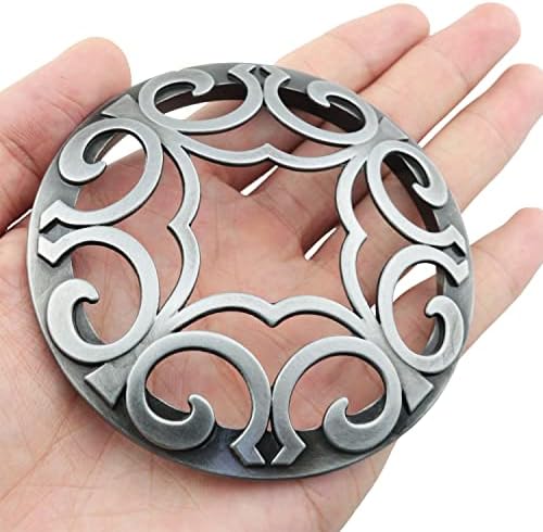 Silver Tone Aluminum Alloy Candle Jar Cover