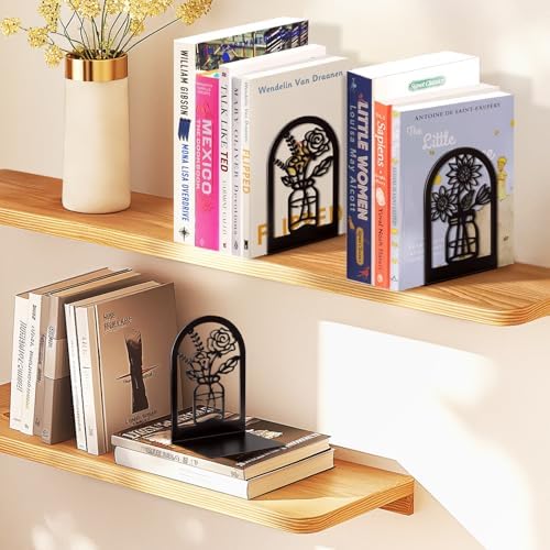 Umikk Decorative Vase Bookends for Home Office