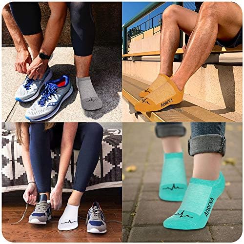 ADRENA No Show Winter Socks for Men Women