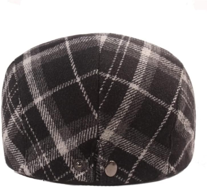 GONGKANGYUAN Plaid Newsboy Hat Adjustable Vintage
