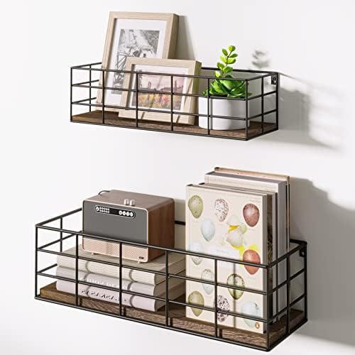 Fixwal Floating Shelves 4 Sets Wall Mounted Storage Shelves