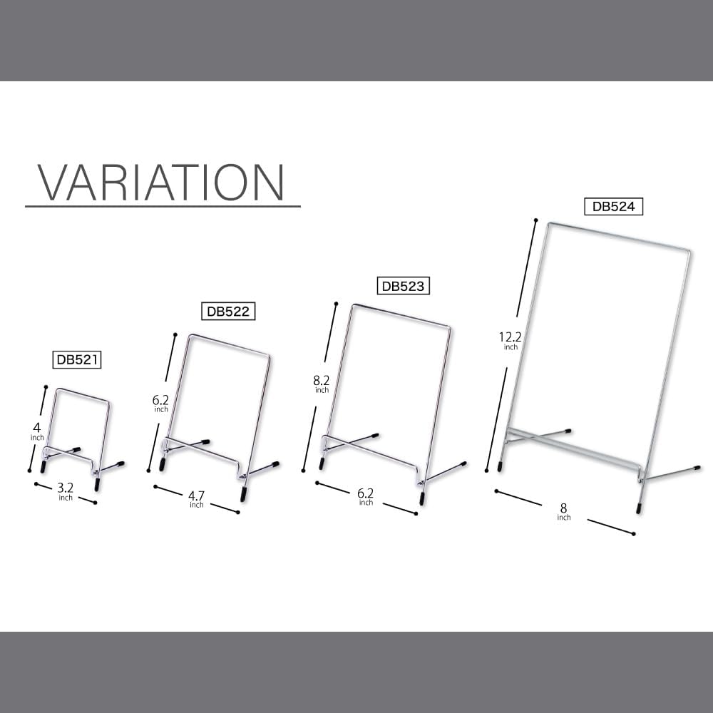 Asmix Asuka DB522 6 Inch Silver Display Easel