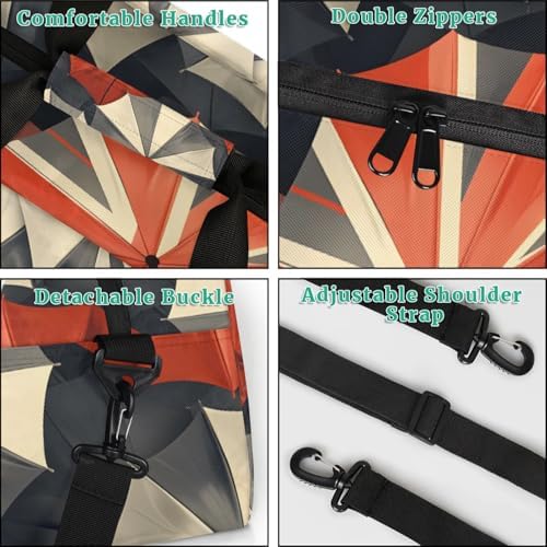 Pixframy Flag Gym Bag for Fitness Travel Sports