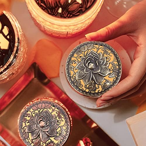 GORGECRAFT 2PCS Lotus Scented Candle Covers