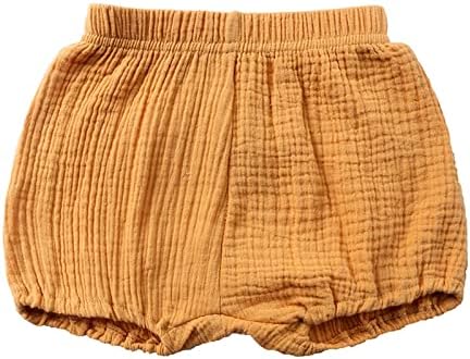 Likthione Baby Girls Boys Cotton Linen Bloomer Shorts