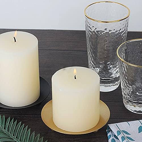 EITMOW Gold Candlestick Holders Set of 3 1