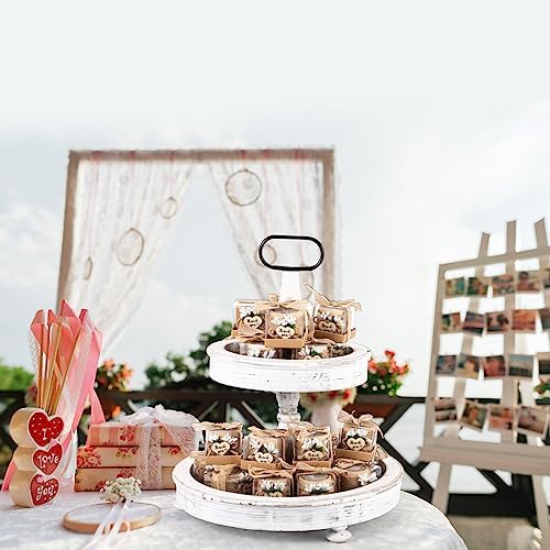 Retisee Wood Candle Holders 24 Sets Wedding Favors 1