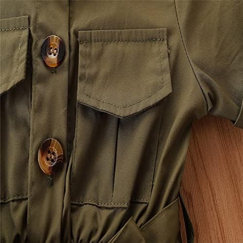 Stylish Cargo Jumpsuit for Toddler Girls 0-3 Months 1