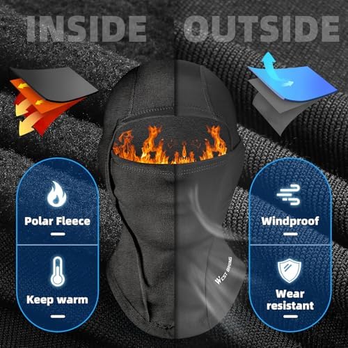 ICOCOPRO Kids Balaclava Windproof Thermal Face Mask