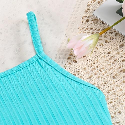 2024 Summer Girls Clothing Half Skirt Top Printed Set