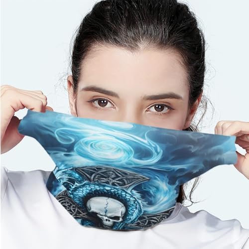 DUOLIFU Cool Skull Balaclava Face Mask Bandana