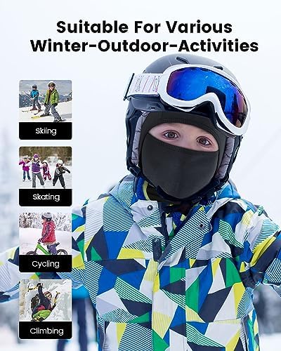 Aegend Kids Balaclava Face Mask for Winter Sports
