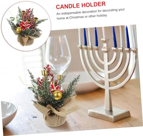 Luxshiny Christmas Fruit Ring Candle Holder