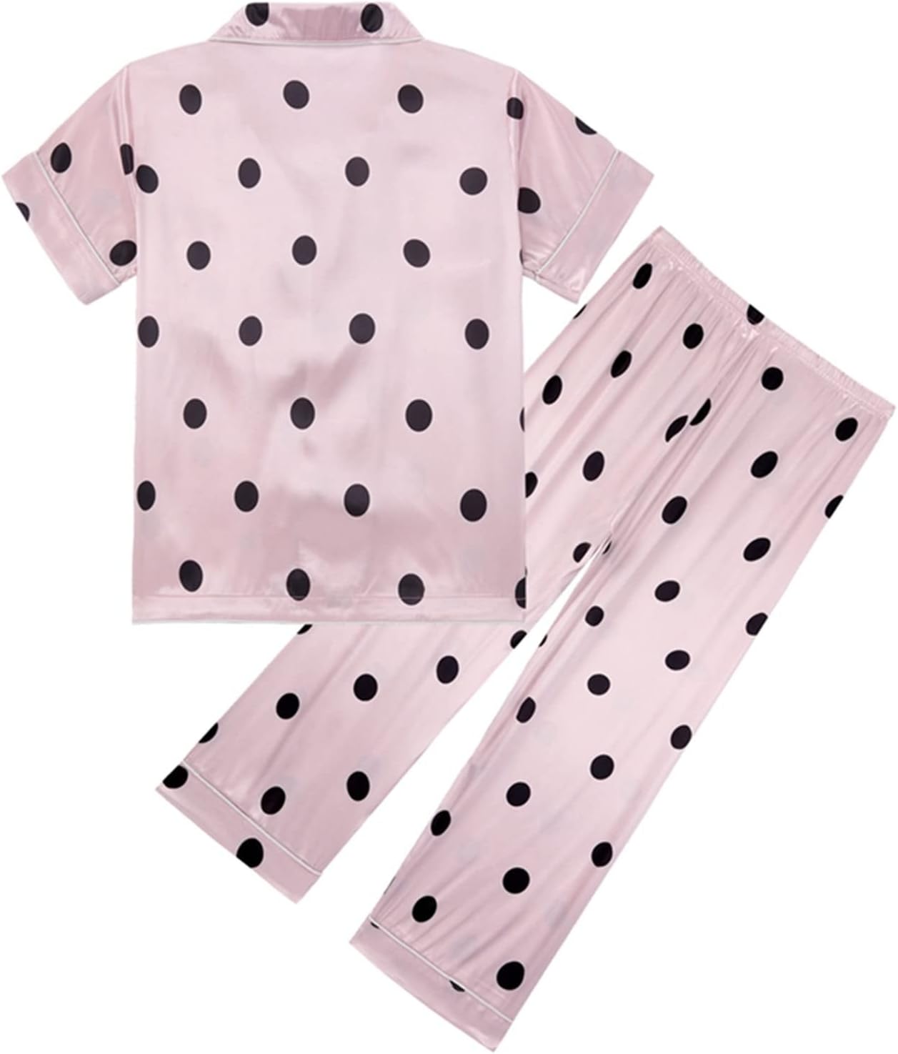 Soft Summer Satin Pajamas Set for Kids