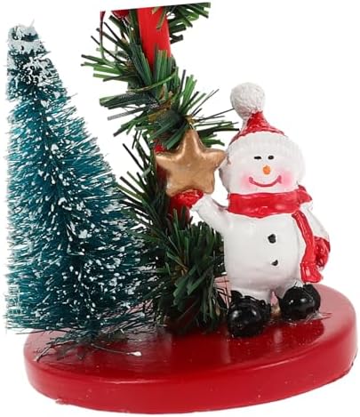 GRIRIW Christmas Snowman Candle Holder