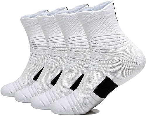 Yoknatt 3 Pack Compression Basketball Socks for Men Women Youth