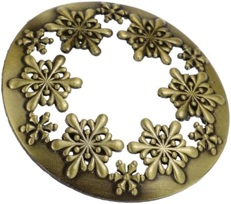 Healeved Chic Hollow Candle Cover Snowflake Design for Jar Candles