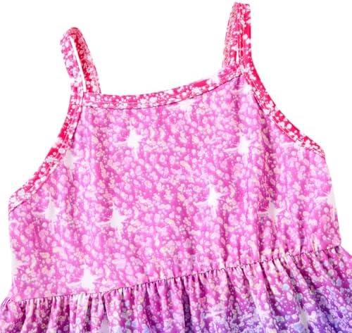 Yousie Toddler Girls Floral Dinosaur Jumpsuit