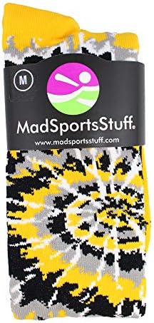 MadSportsStuff Tie Dye Socks for Active Sports