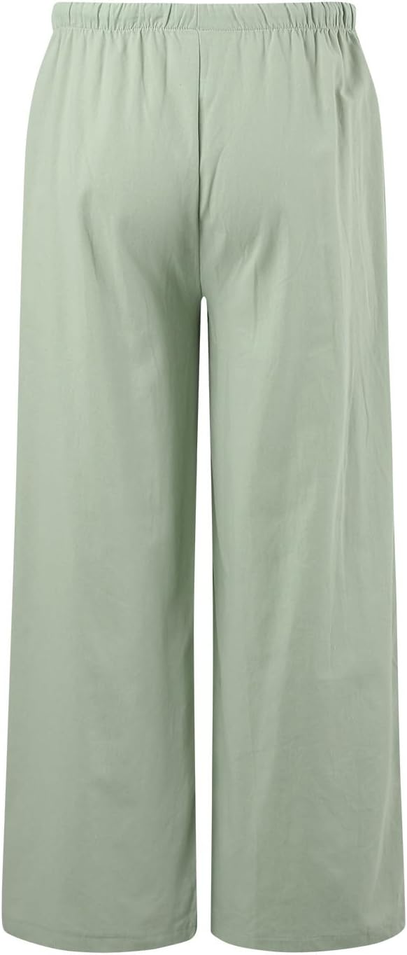 Womens Wide Leg Lounge Sweatpants with Pockets