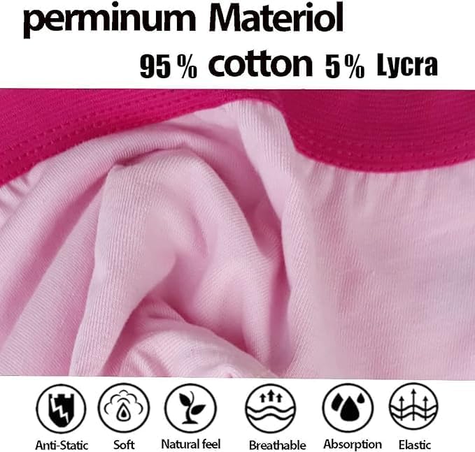 Modern ASIR Little Girls Underwear 6-Pack