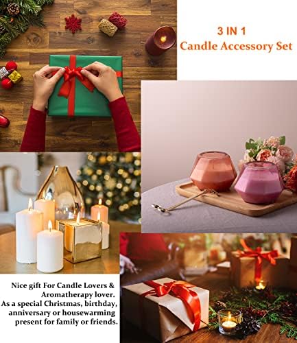 3 in 1 Candle Accessory Kit with Gift Bag - Black