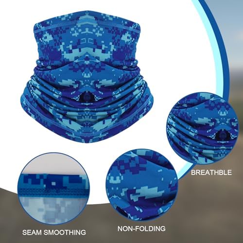 3 Pack Ice Silk Cooling Neck Gaiter for Men Women