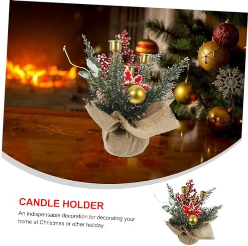 Luxshiny Christmas Fruit Ring Candle Holder